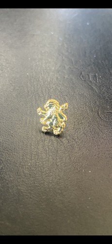 Aston villa discreet gold lion - gold,