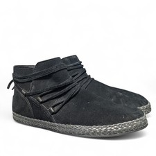 UGG Rianne Women's Suede High Top Zip Booties Black Size 9.5