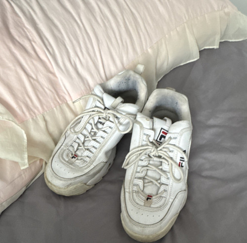 Fila white low top lace - white,