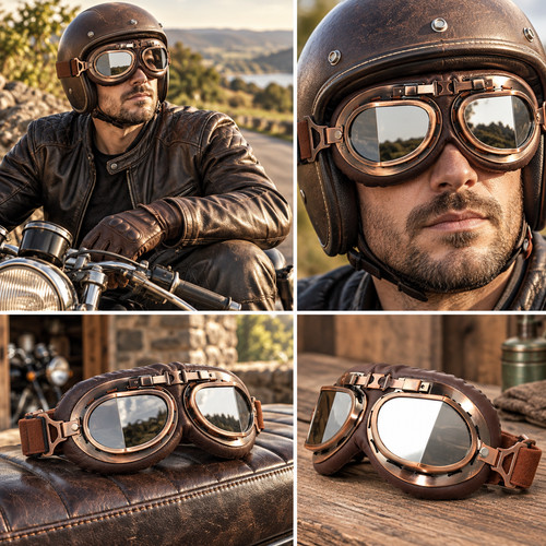 Ww2 style vintage - vintage, leather