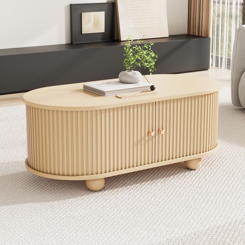 Stylish oval coffee - coffee, table