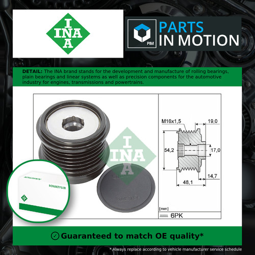 Overrunning alternator pulley - overrunning,