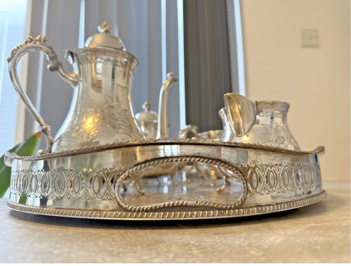 Vintage ornate chased - ornate,