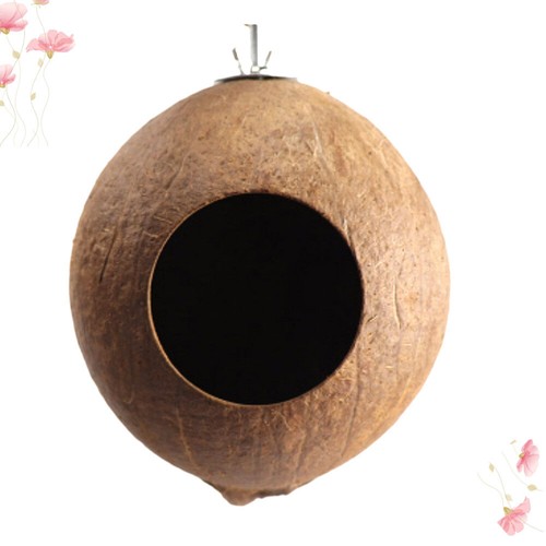 Coconut nest for birds budgie - nest,
