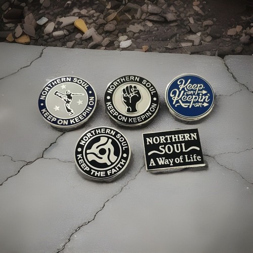 Northern soul pin badges - soul,