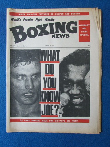Boxing news magazine 3 71 - -, 12/3/71