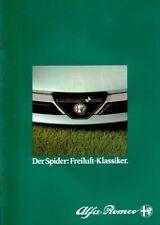 Alfa Romeo Spider 1.6, 2.0. Glossy Brochure 2.1983