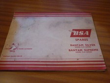 BSA SPARES CATALOGUE BANTAM SILVER BANTAM SUPREME CAT No 00-5130