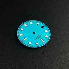29mm Blue Watch Dial w/Green