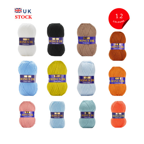 100g double knitting - double, wool