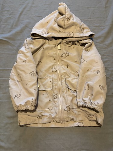 Grey dinosaur hooded rain - dinosaur, mac
