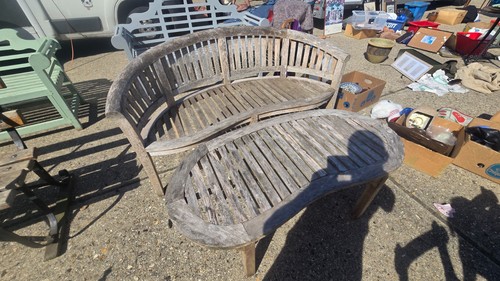Beautifully silvered teak