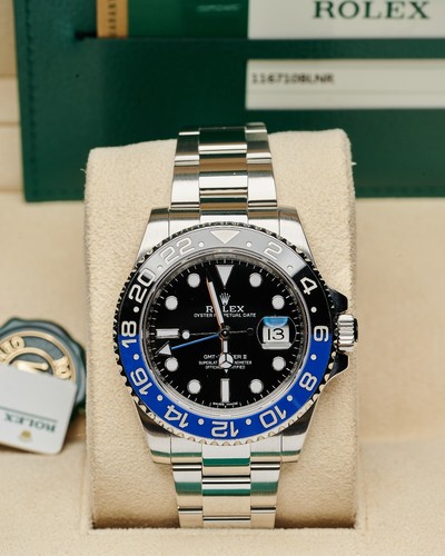Rolex gmt master - ii, 116710blnr