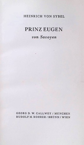 Prinz eugen von savoyen 3 - prinz,