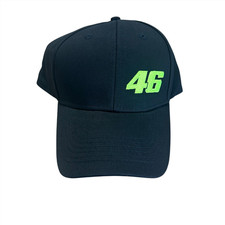 Valentino Rossi Men's Cap (Size OSFA) MotoGP Black VR46 Hat - New
