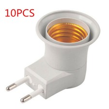 E27 LED Light Male Socket to