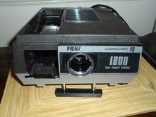 vintage Prinz concorde IQ 1800 35mm slide projector remote control boxed