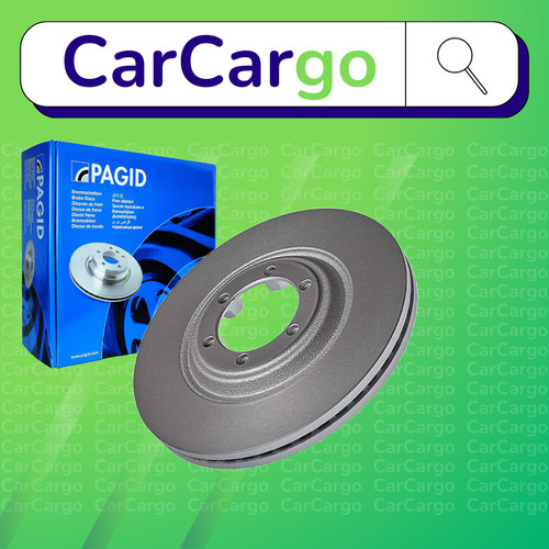 Pagid vented front brake discs - vented,