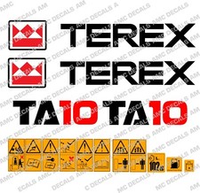 TEREX TA10 DUMPER STICKER