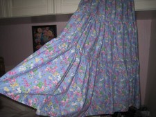 Vintage, But NEW -  Nightingales Tiered Gypsy Cotton Skirt - Cotton - 12L Pretty