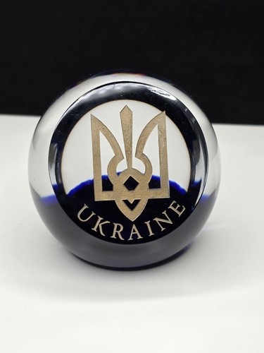 Ukraine paperweight - ukraine,