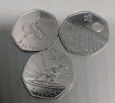 OLYMPIC 50p coins Fifty Pence
