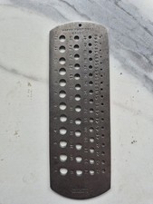 Vintage Morse Twist Drill Guage Shakeshaft Warrington