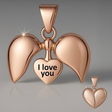 Elegant Rose Gold 'I Love You'