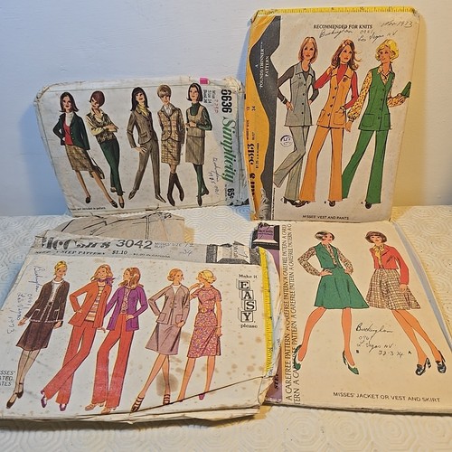 Vintage retro sewing patterns - vintage,