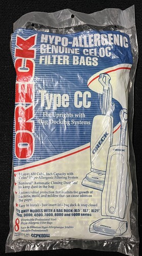 Oreck type vacuum bags - type, cc