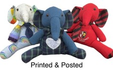 Keepsake Memory Teddy Bear / Elephant sewing pattern - Printed & Posted