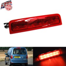 Red LED Rear High Level Third Brake Stop Light For 15-20 VW Caddy MK4 Barn Door