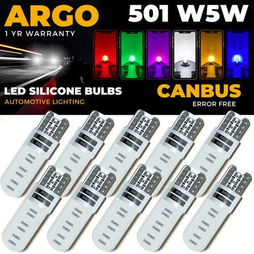 501 t10 led bright white - white, car