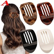 4PCS Flat Hair Clips for Thick