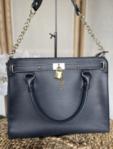 Genuine leather medium - , handbag