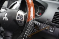 Car Steering Wheel Cover Black