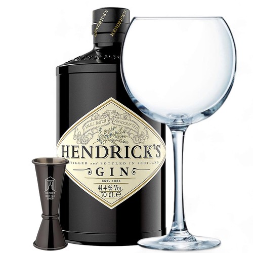 Hendrick gin glass jigger - gin,