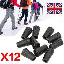 12X Reinforced Rubber Tip End Cap Hammer Trekking Pole Hiking Walking Stick Cap