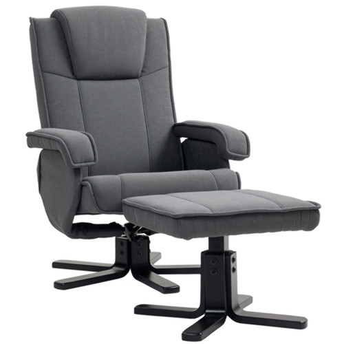 Homcom rocker swivel recliner - rocker,