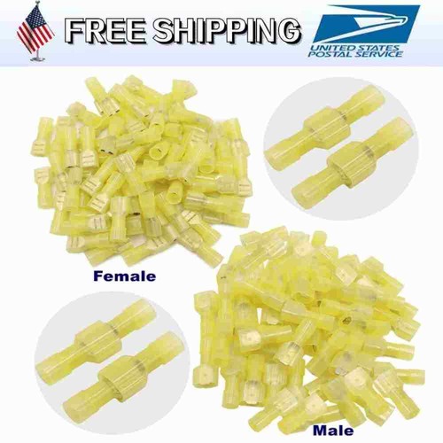 Yellow nylon spade female - nylon, female&male