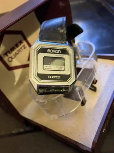 Saxon digital watch with - saxon,