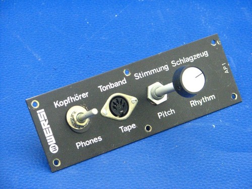 Connection panel from wersi - connection,