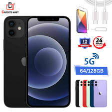 Apple iPhone 12 5G 64GB/128GB Unlocked Brand New Condition With Warranty