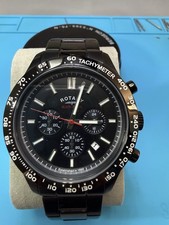 Rotary Black Ocean Chronograph