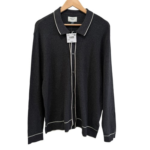 Long sleeve tipped waffle - ae,