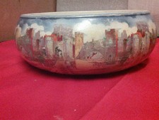 Vintage Newhall pottery Tower of London Fruit Bowl 1920's ? Art Deco ?