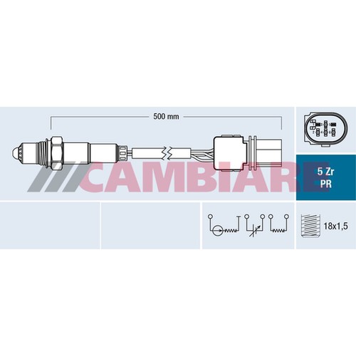 Lambda sensor for - for, alfa