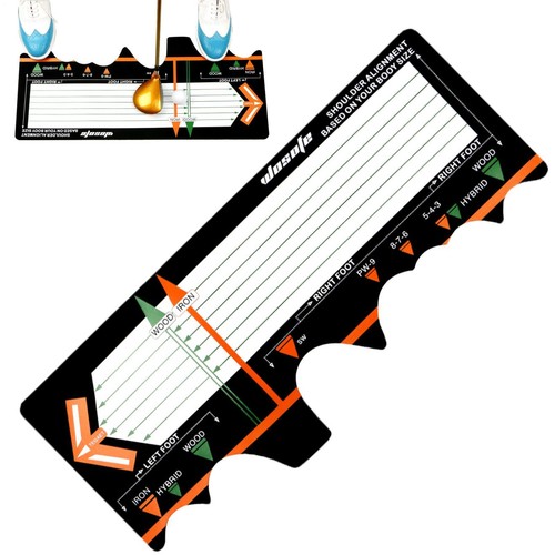 Golf stance mirror alignment - golf,