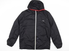 Wed'ze Men's Black Hooded Rain