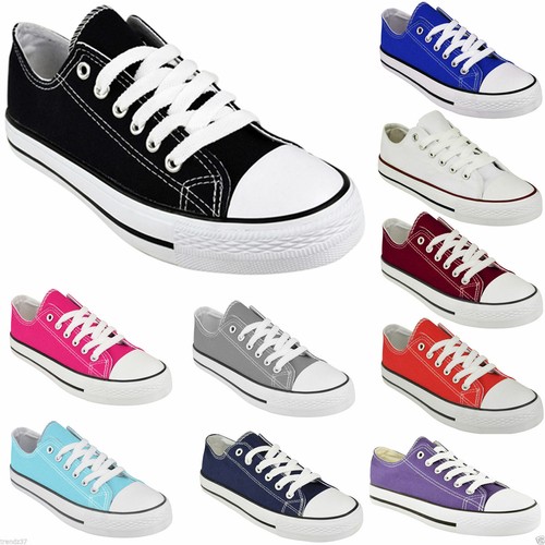Ladies women new canvas flat - ladies/women's/new,